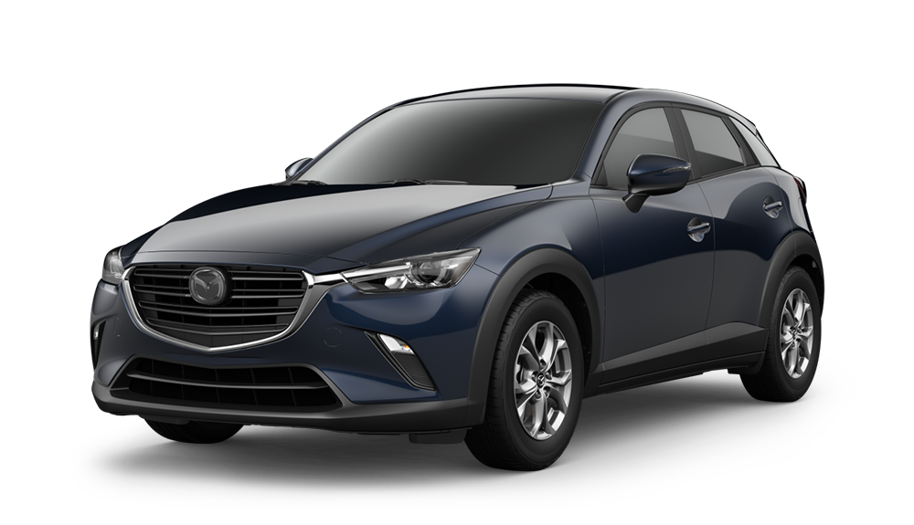 2021 Mazda CX-3 Deep Crystal Blue Mica | Jim Shorkey Mazda in Gainesville GA
