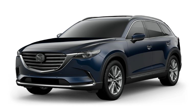 2021 Mazda CX-9 Deep Crystal Blue Mica | Jim Shorkey Mazda in Gainesville GA