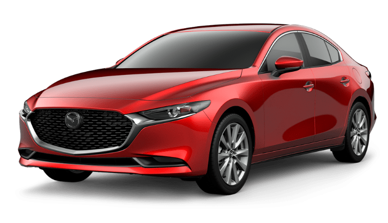 2021 Mazda3 Sedan Soul Red Crystal Metallic | Jim Shorkey Mazda in Gainesville GA