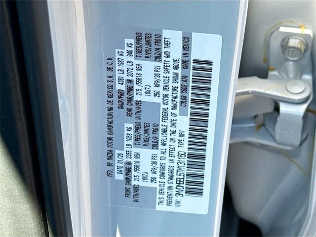 2026 Mazda Mazda CX-30 2.5 S Select Sport AWD