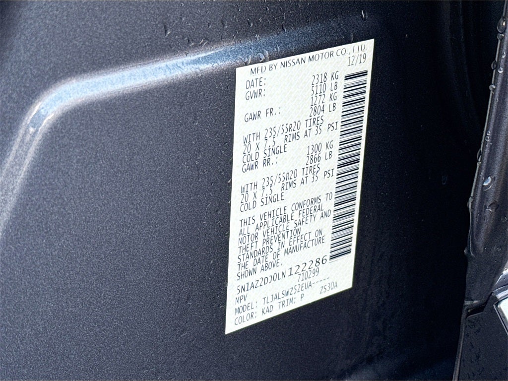 2020 Nissan Murano Platinum