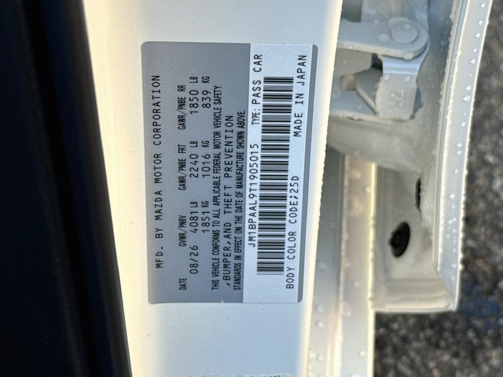 2026 Mazda Mazda3 Sedan 2.5 S