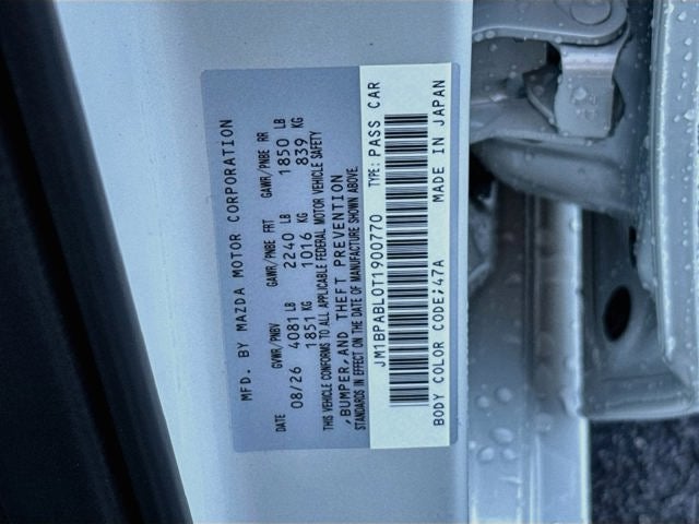 2026 Mazda Mazda3 Sedan 2.5 S Select Sport