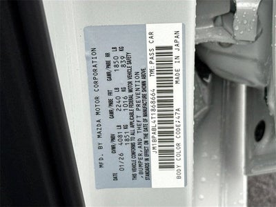 2026 Mazda Mazda3 Sedan 2.5 S Select Sport