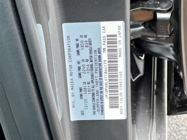 2026 Mazda Mazda3 Sedan 2.5 S Select Sport