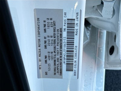 2026 Mazda Mazda3 Sedan 2.5 S Preferred