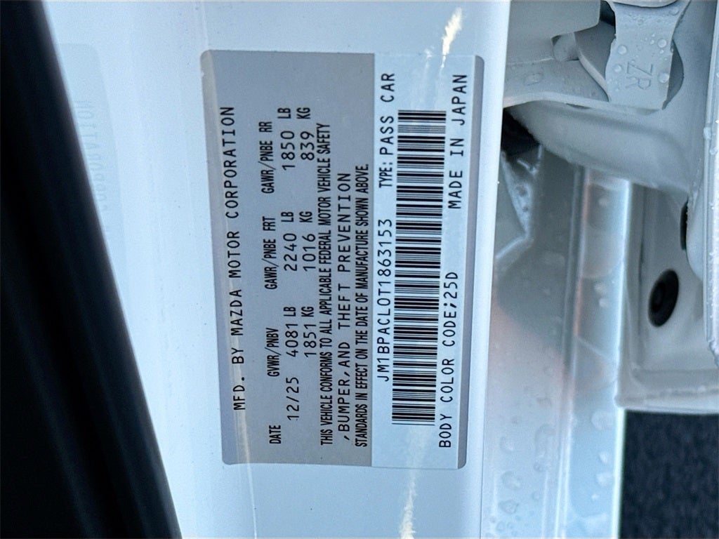 2026 Mazda Mazda3 Sedan 2.5 S Preferred