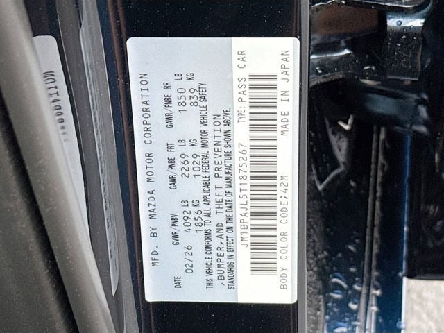 2026 Mazda Mazda3 Hatchback 2.5 S