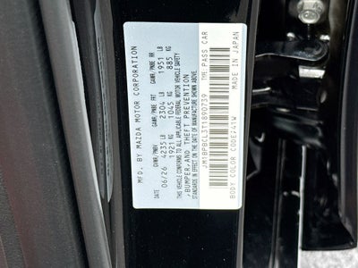 2026 Mazda Mazda3 Sedan 2.5 S Carbon Edition AWD