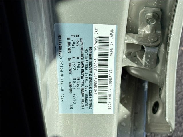 2026 Mazda Mazda3 Sedan 2.5 Turbo Premium Plus AWD