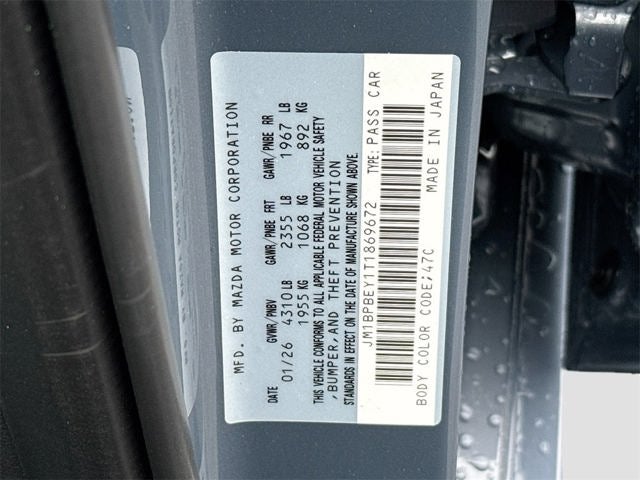 2026 Mazda Mazda3 Sedan 2.5 Turbo Premium Plus AWD