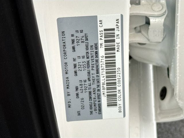 2026 Mazda Mazda3 Hatchback 2.5 S Carbon Edition AWD