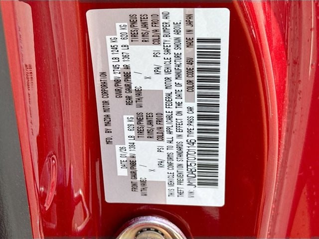 2026 Mazda Mazda MX-5 Miata Sport