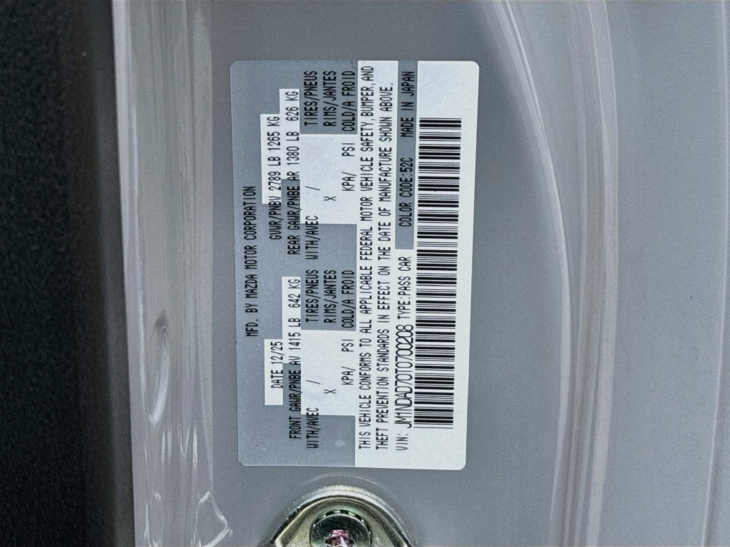 2026 Mazda Mazda MX-5 Miata Grand Touring