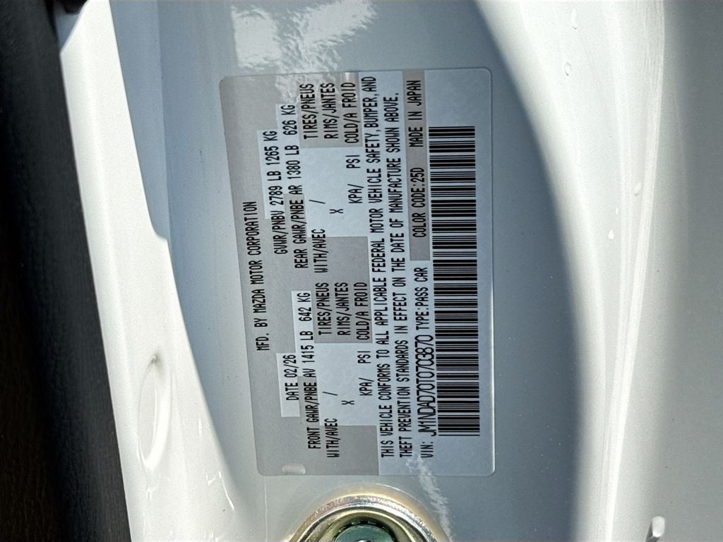 2026 Mazda Mazda MX-5 Miata Grand Touring