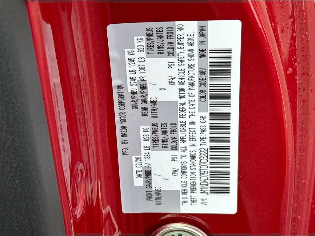 2026 Mazda Mazda MX-5 Miata Grand Touring