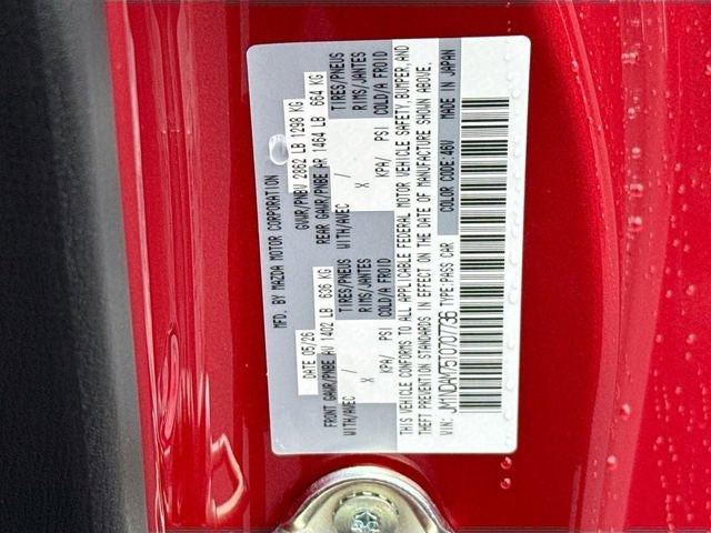 2026 Mazda Mazda MX-5 Miata RF Grand Touring