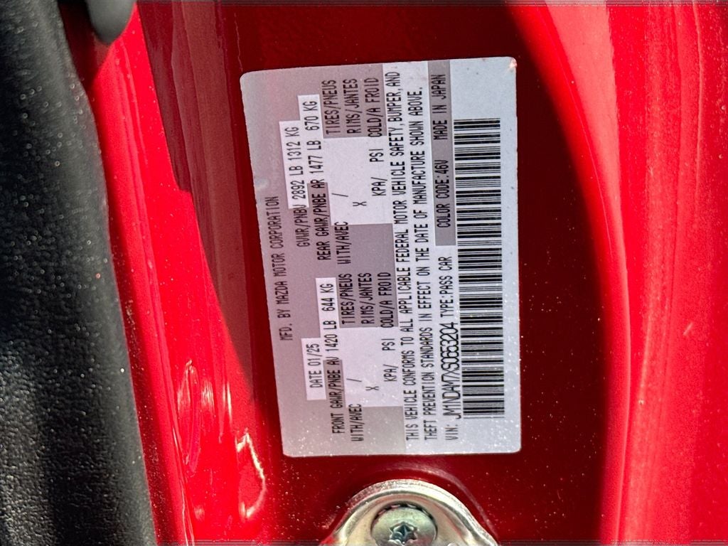 2025 Mazda Mazda MX-5 Miata RF Grand Touring