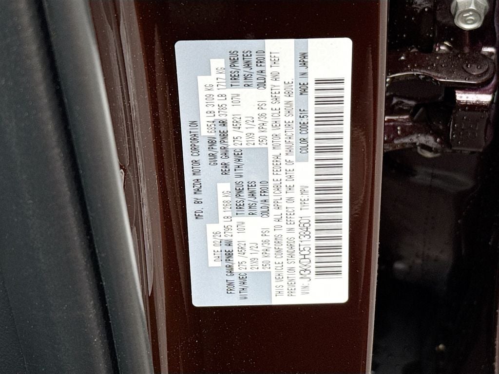 2026 Mazda Mazda CX-90 3.3 Turbo S Premium Sport AWD