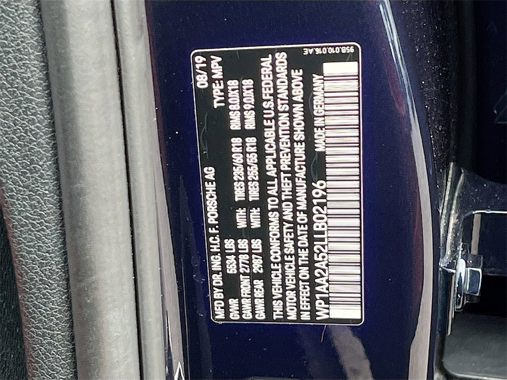 2020 Porsche Macan NA