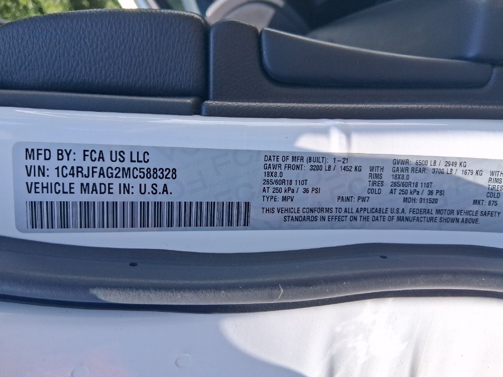 2021 Jeep Grand Cherokee Laredo E