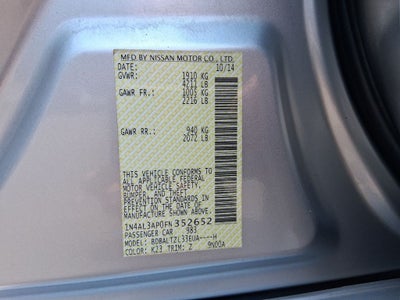 2015 Nissan Altima 2.5 SL