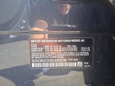 2019 BMW X7 xDrive40i