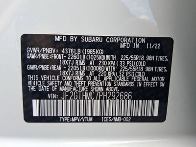 2023 Subaru Crosstrek Limited