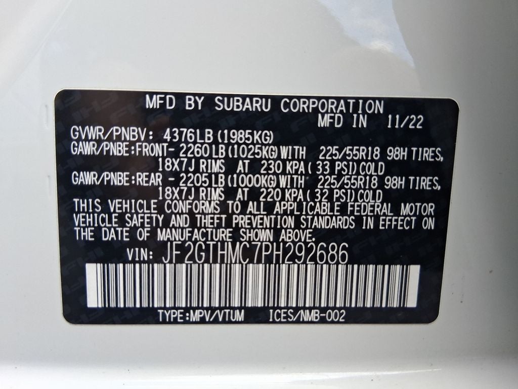 2023 Subaru Crosstrek Limited