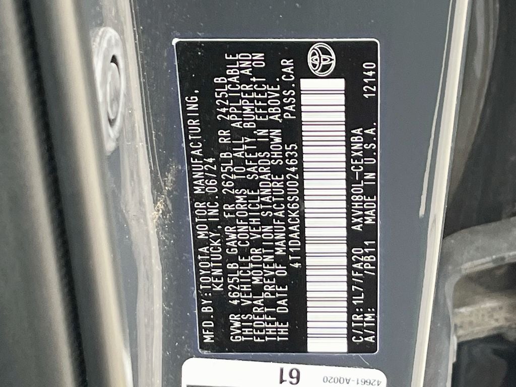 2025 Toyota Camry LE