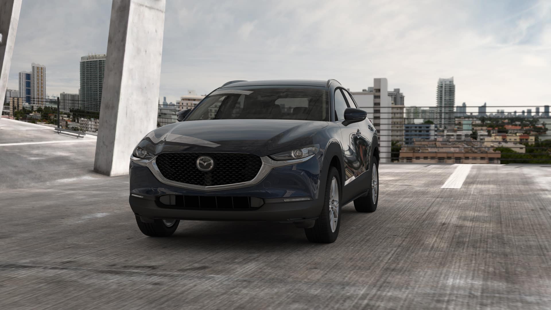 2021 Mazda CX-30 Deep Crystal Blue Mica | Jim Shorkey Mazda in Gainesville GA