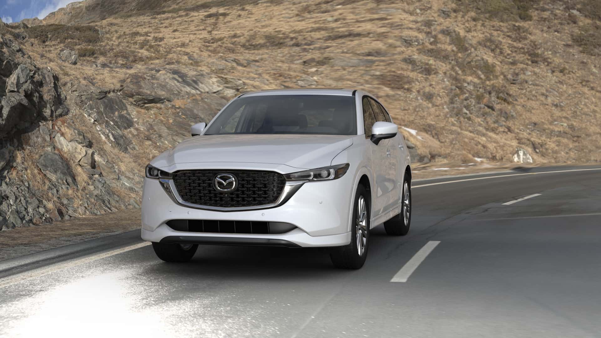 2022 Mazda CX-5 2.5 Turbo Signature Snowflake White Pearl Mica | Jim Shorkey Mazda in Gainesville GA