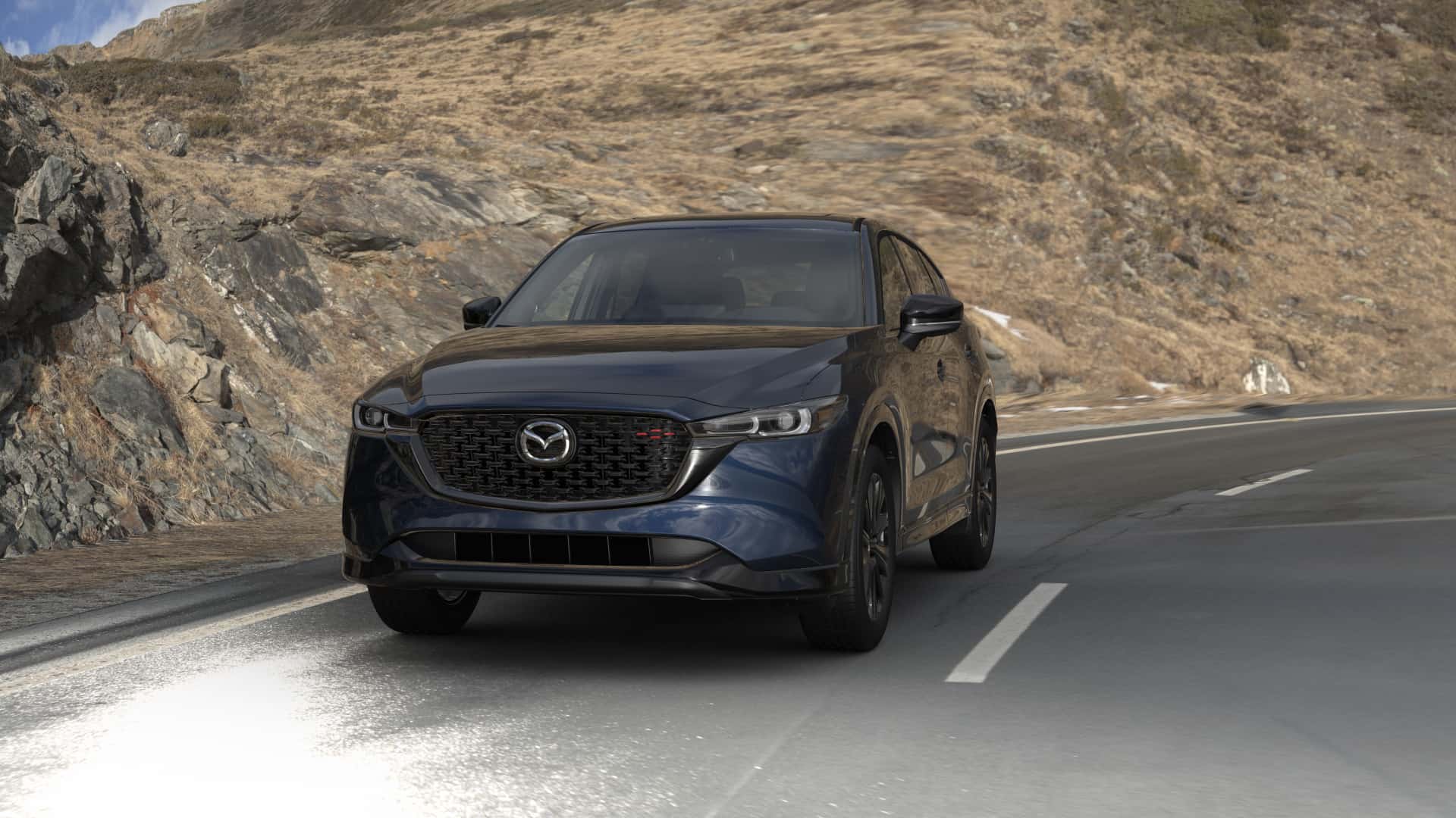 2022 Mazda CX-5 2.5 Turbo Deep Crystal Blue Mica | Jim Shorkey Mazda in Gainesville GA