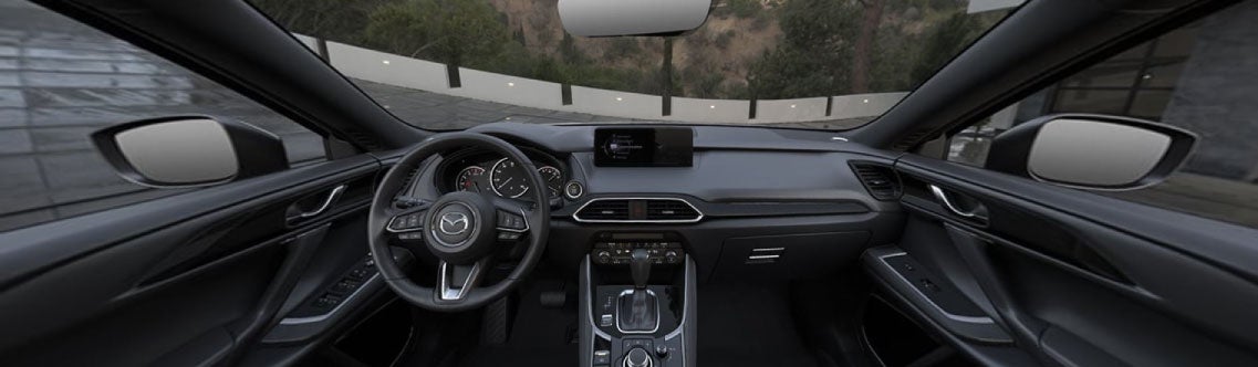 2022 Mazda CX-9 Carbon Edition Interior Red Leather | Jim Shorkey Mazda in Gainesville GA