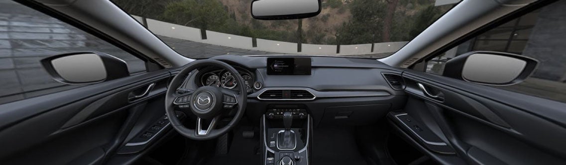 2022 Mazda CX-9 Touring Interior Black Leather | Jim Shorkey Mazda in Gainesville GA