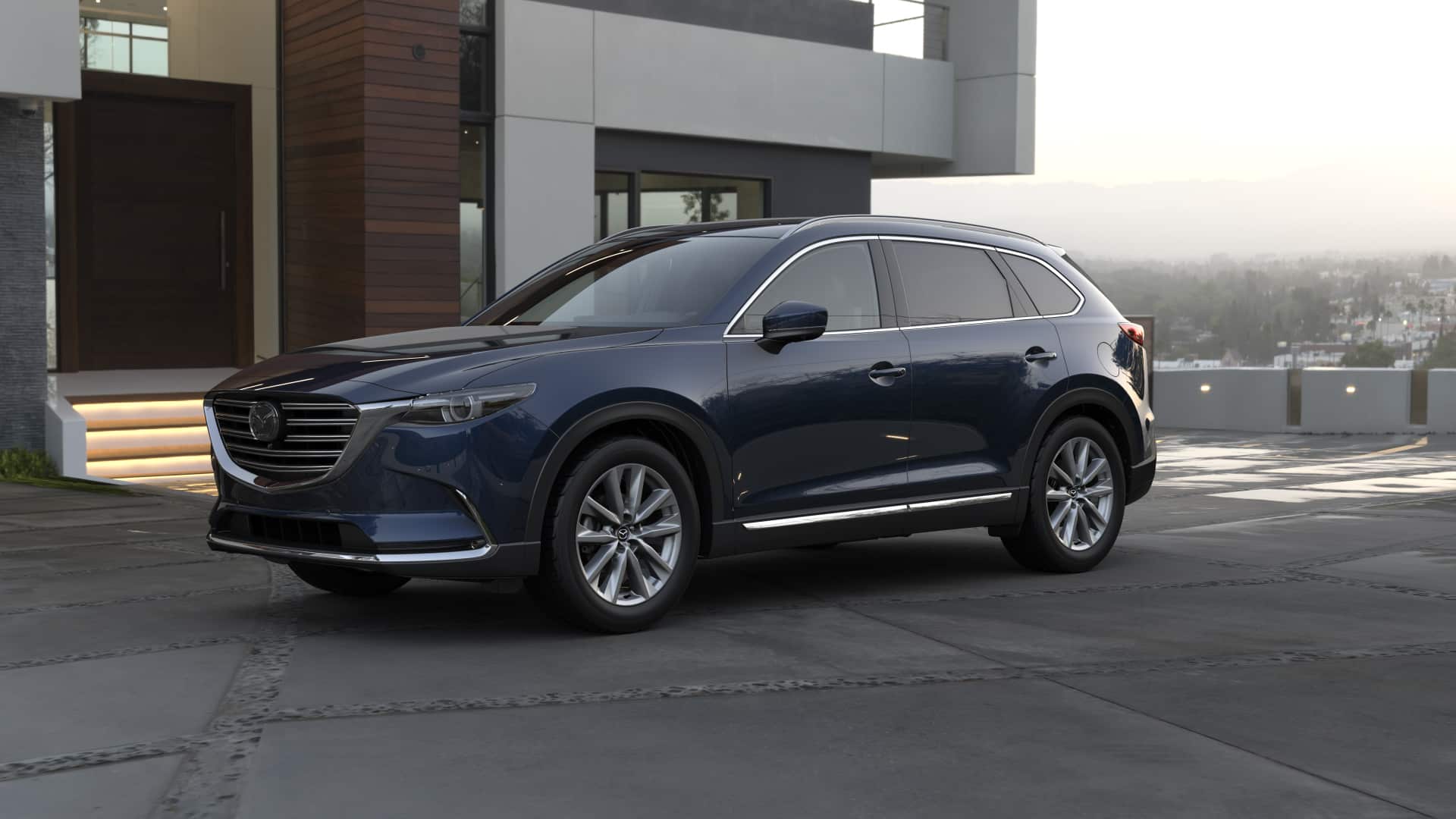 2022 Mazda CX-9 Grand Touring Deep Crystal Blue Mica | Jim Shorkey Mazda in Gainesville GA