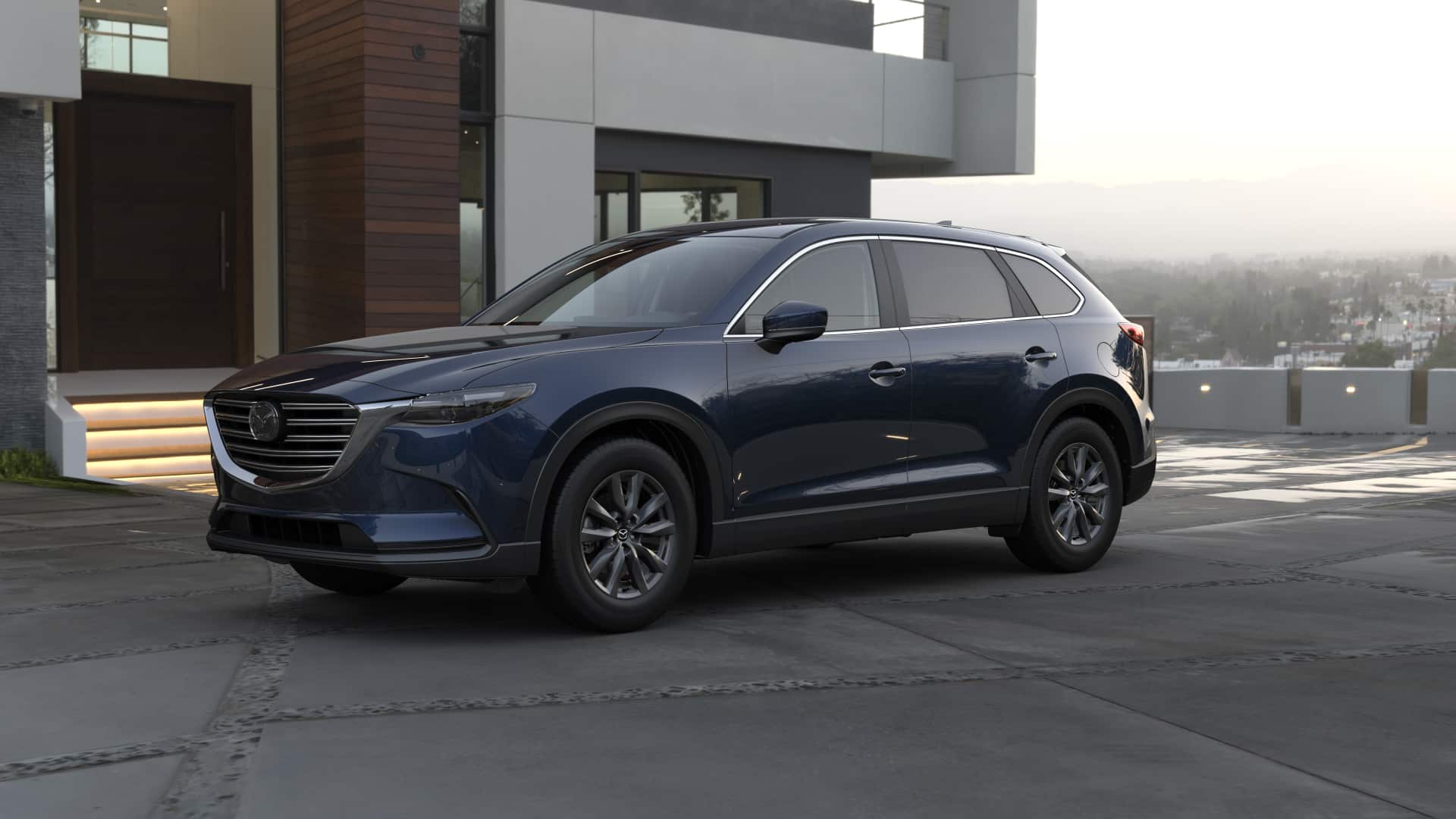 2022 Mazda CX-9 Sport Deep Crystal Blue Mica | Jim Shorkey Mazda in Gainesville GA