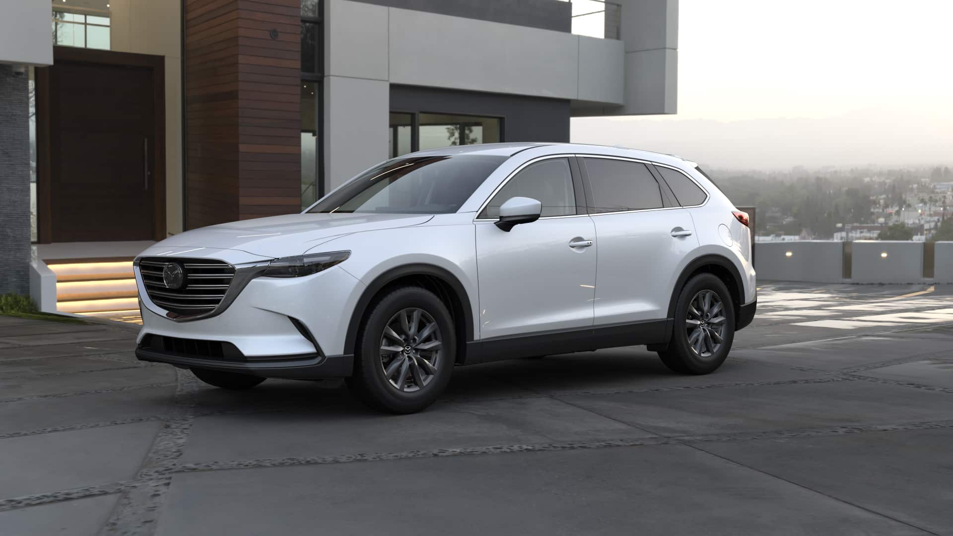 2022 Mazda CX-9 Touring Snowflake White Pearl Mica | Jim Shorkey Mazda in Gainesville GA