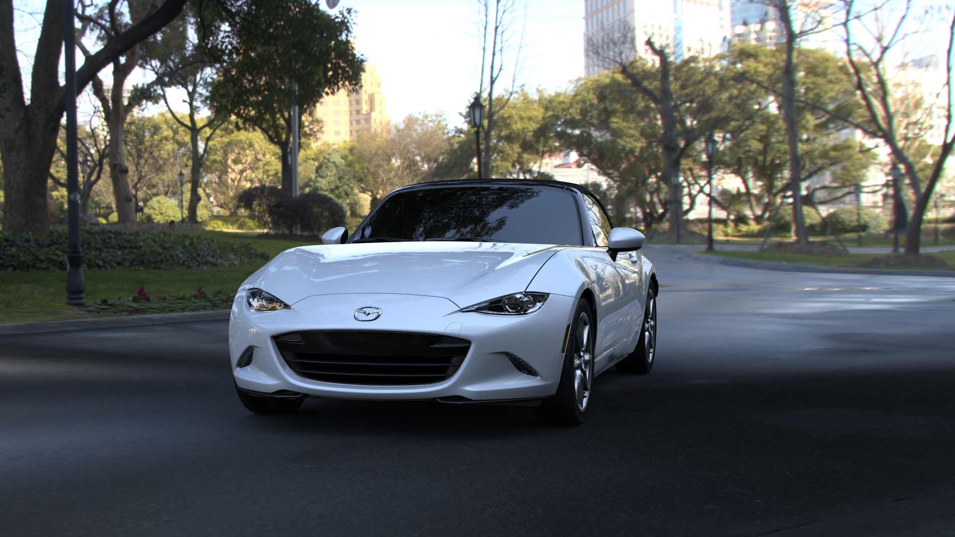 2022 Mazda MX5 Miata Grand Touring Snowflake White Pearl Mica | Jim Shorkey Mazda in Gainesville GA