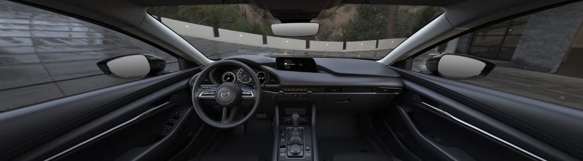 2022 Mazda3 2.0 Sedan Interior Black Cloth | Jim Shorkey Mazda in Gainesville GA
