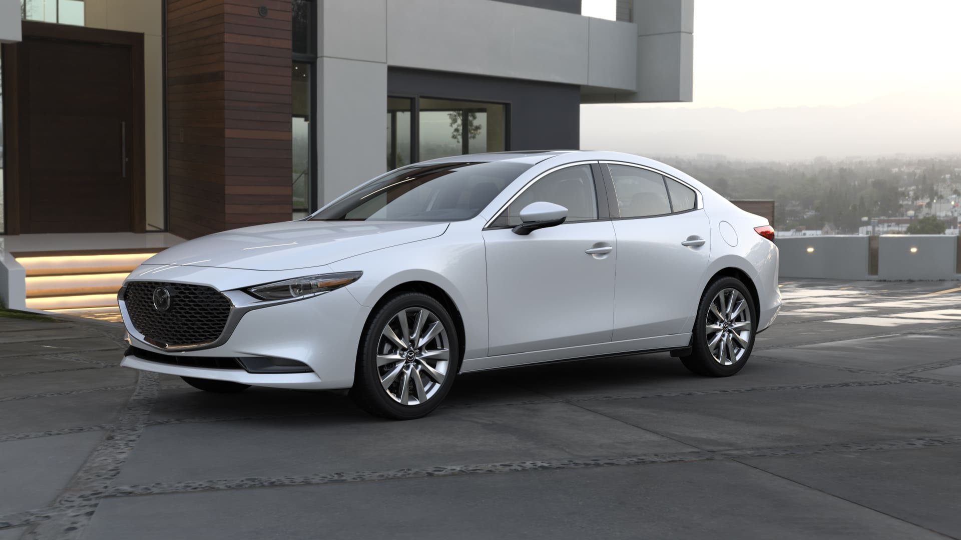 2022 Mazda3 Premium Snowflake White Pearl Mica | Jim Shorkey Mazda in Gainesville GA