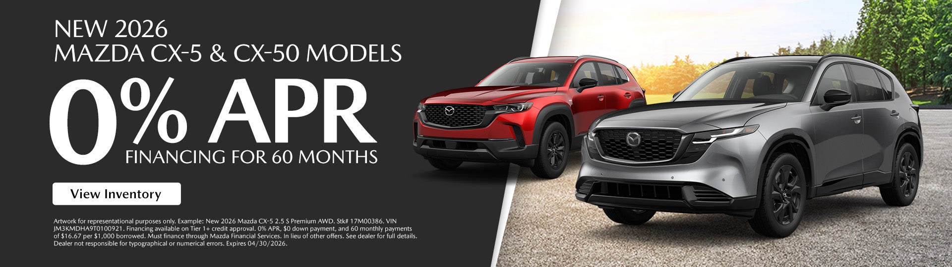 New 2026 CX-5 & CX-50 Models