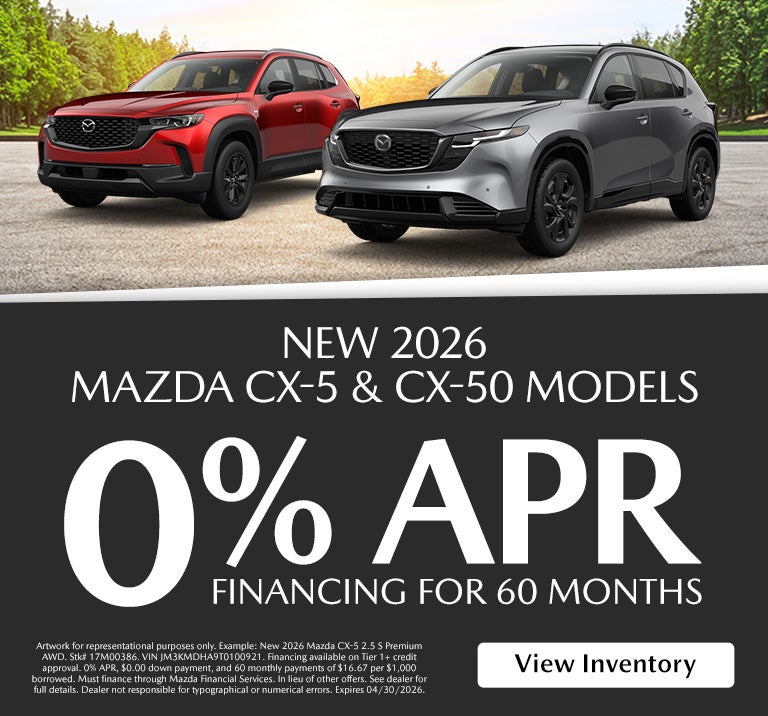 New 2026 CX-5 & CX-50 Models